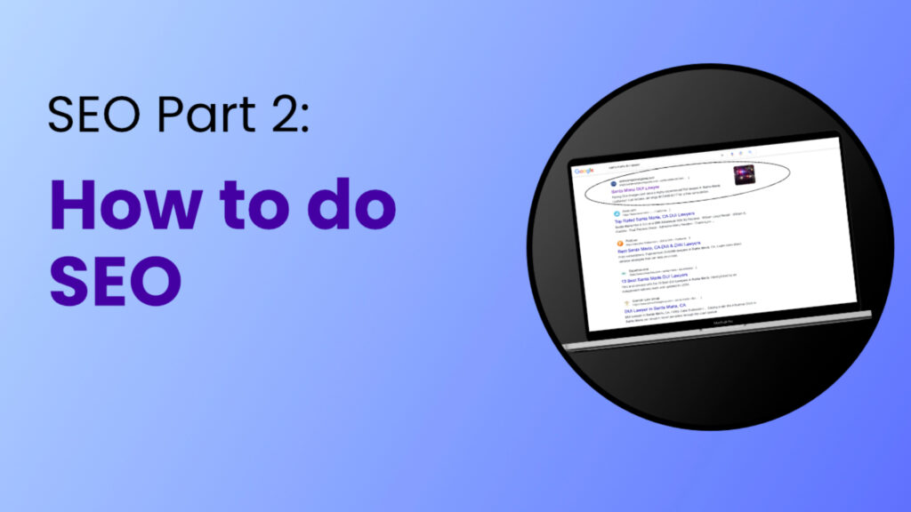 How to do SEO Part 2 thumbnail